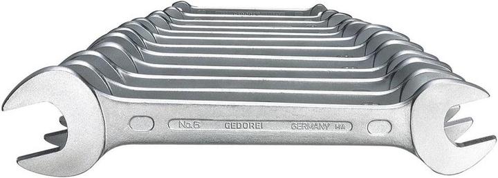 Productafbeelding Gedore Dubbele steeksleutelset 12te (34 mm, 18 mm, 11 mm, 12 mm, 20 mm, 19 mm, 27 mm, 15 mm, 13 mm, 25 mm, 6 mm, 21 mm, 7 mm, 33 mm, 14 mm, 29 mm, 8 mm, 10 mm, 30 mm, 23 mm, 26 mm, 22 mm, 17 mm, 28 mm, 9 mm, 16 mm, 32 mm, 24 mm, 31 mm)