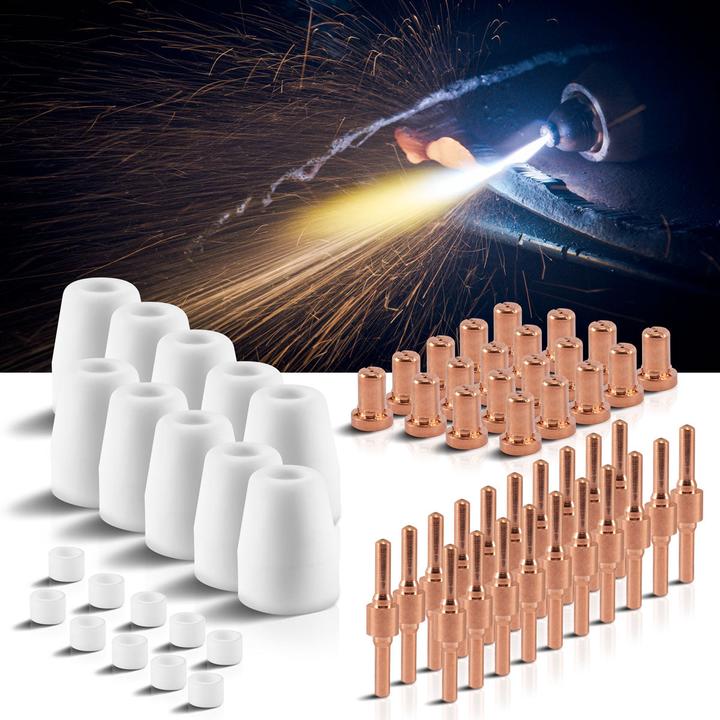 Produktbild Stahlwerk Verschleissteile Set 60 Teile für Plasmaschneider PT-31 Plasmazubehör