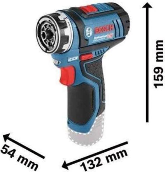 Immagine prodotto Bosch Professional Trapano a batteria GSR 12V-15 FC(2x 2,0 Ah GAL 12V-40 GFA 12-B GFA 12-W GFA 12-E CC) (Batteria ricaricabile)