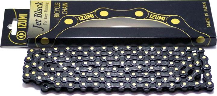 Actual product image Izumi Chain MFG Izumi - Jet Black/Jet Black Chain (1-speed)