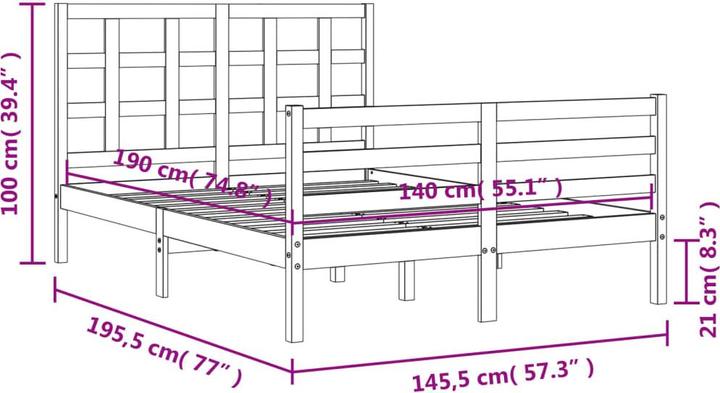 Immagine prodotto VidaXL Quinn (140 x 190 cm)