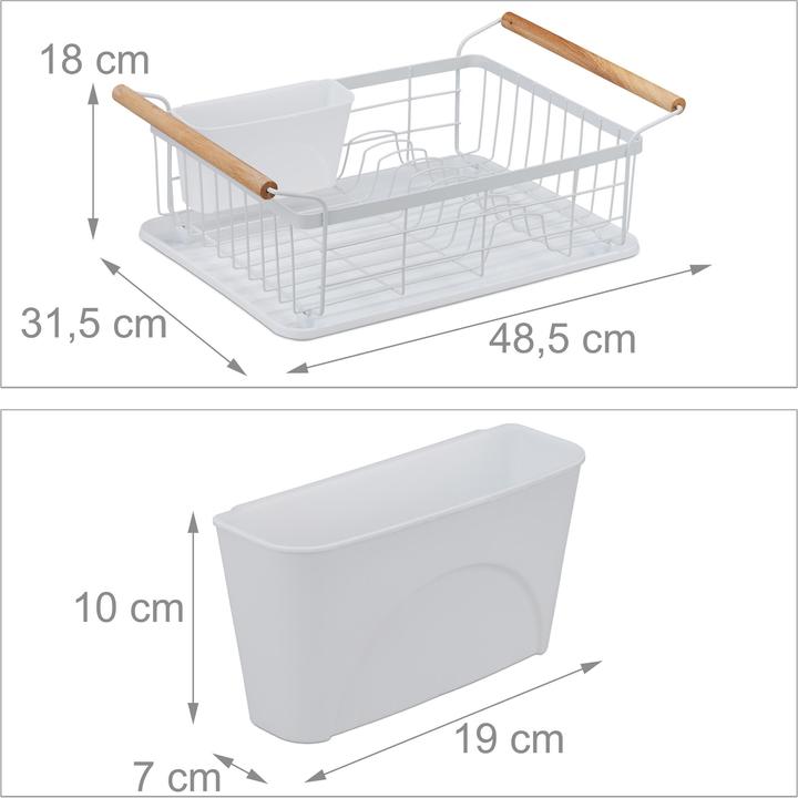 Actual product image Relaxdays Drainer rack