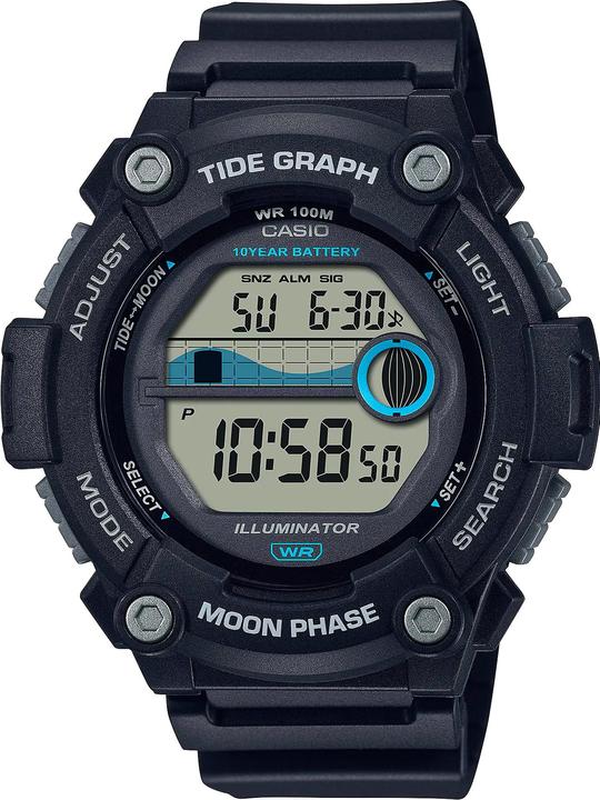 Casio Collection (Chronograph, Mondphasenuhr, 51 mm)
