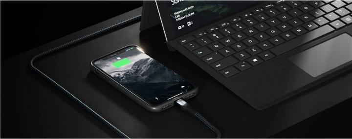 Actual product image Nomad Rugged USB-A to Lightning Cable 3 m (3 m, USB 3.2 Gen 1, 12 W)