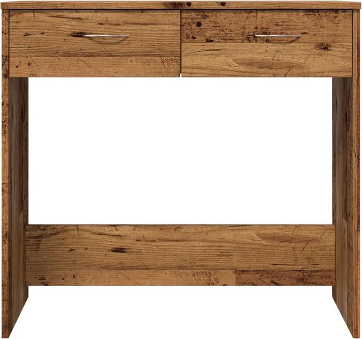 Actual product image VidaXL Schreibtisch Bürotisch Computertisch Arbeitstisch Tisch Altholz-Optik (80 x 40 x 75 cm)