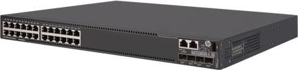 Actual product image HPE E N FlexNetwork 5510 HI Switch 4 SFP+ Ports, 1 Slot, MACsec Support (48 ports)