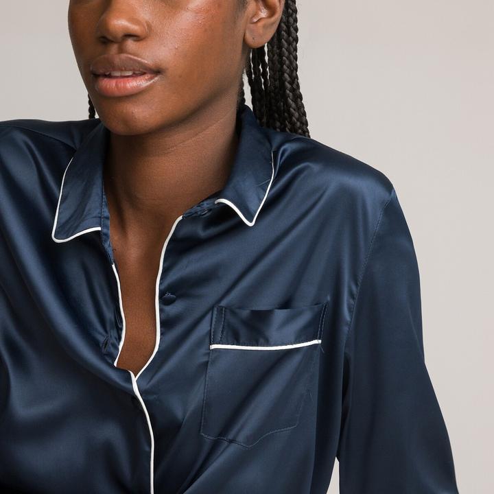 Immagine prodotto La Redoute Collections Camicia da notte a maniche lunghe in raso (34)