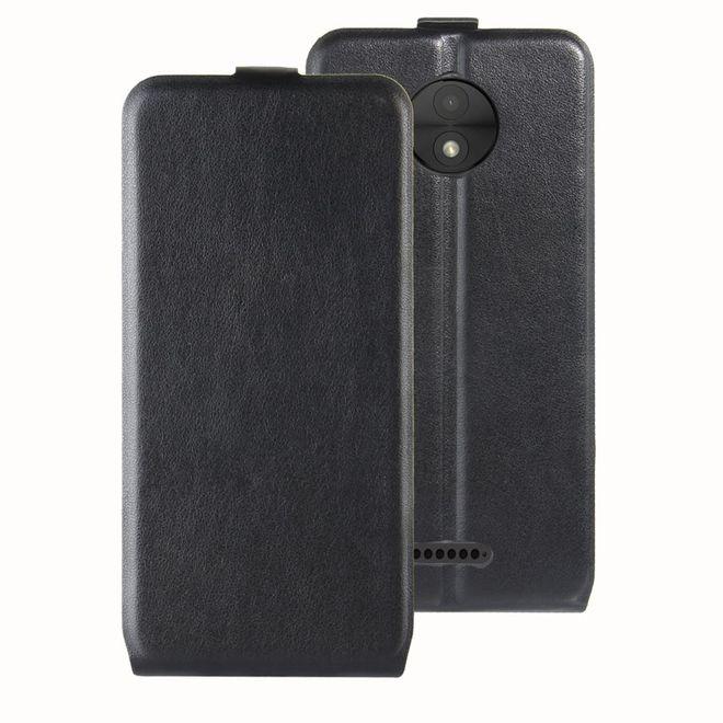 Produktbild MU Classic Leder Flipcase Hülle (Motorola Moto C Plus)