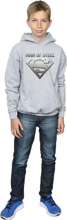 Immagine prodotto Superman Man Of Steel Shield Felpa con Cappuccio Ragazzi (152, 158)
