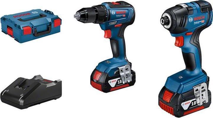 Produktbild Bosch Professional GDR18V-200 + GSR18V-55, B-Ware 06019J2100920 Akku-Bohrschrauber B-Ware (beschädi
