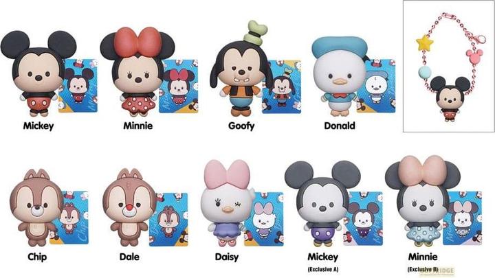 Monogram Int. Disney Charm PVC Bag Charm Mickey & Friends Display (24)