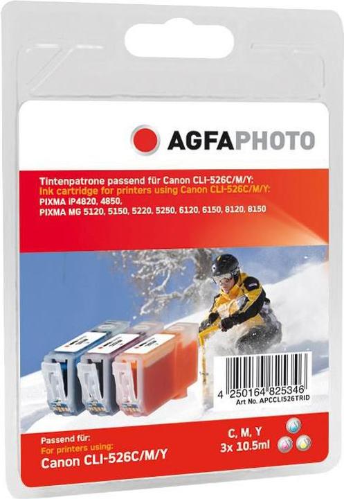 AGFAPHOTO Apccli526trid (M, C, Y)