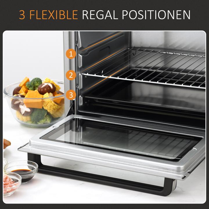 Actual product image Homcom Mini oven 32L
