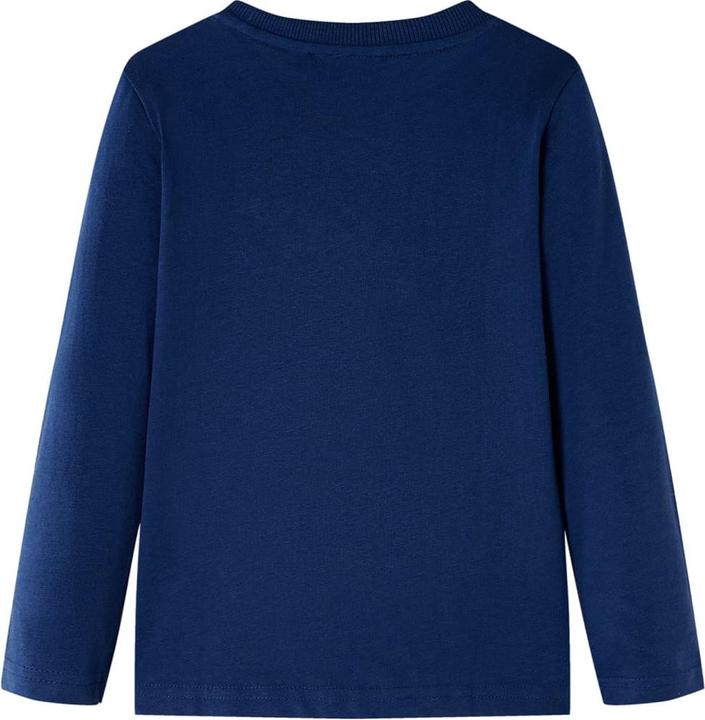 Image du produit VidaXL Tee-shirt manches longues enfant bleu marine 92,Matière : 100 (92)