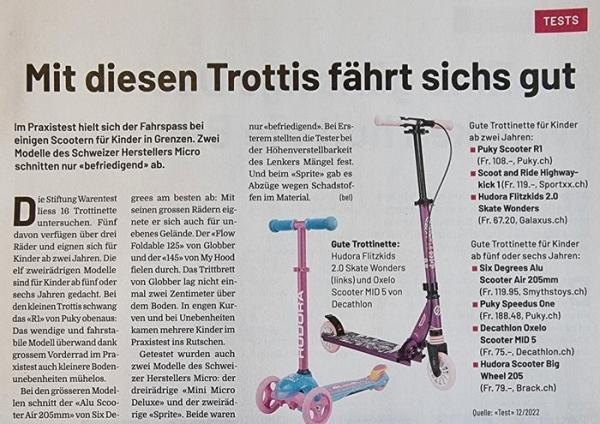 Produktbild Hudora Flitzkids 2.0 Skate Wonders