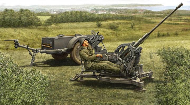 Produktbild Hobby Boss 2cm Flak38 Late Version/Sd. Ah 51