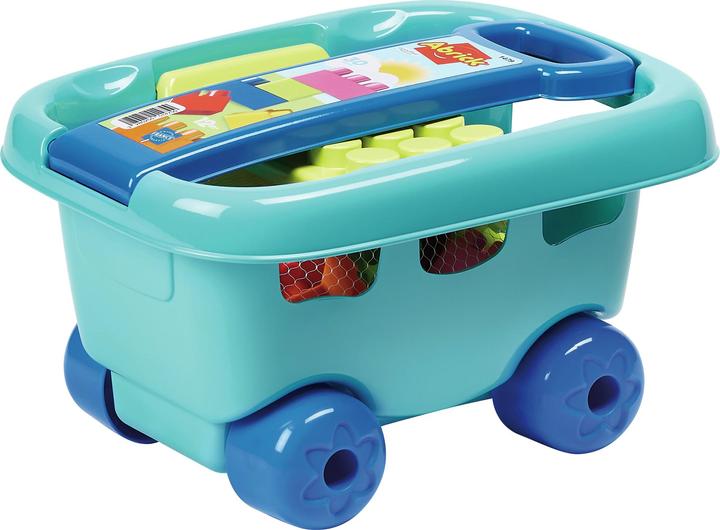 Produktbild Ecoiffier Abrick Bausteine im Aufbewahrungswagen, 30-tlg.