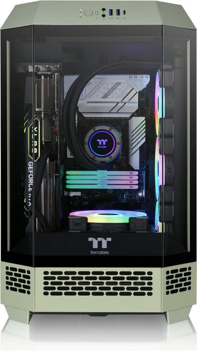 Image du produit Thermaltake The Tower 300 Vert Matcha (mATX, Mini-ATX)