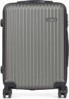 Arte Regal dark gray abs cabin slatted suitcase