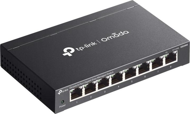 Productafbeelding TP-Link ES208G Omada 8-Port Gigabit Easy Managed Switch (8 Havens)