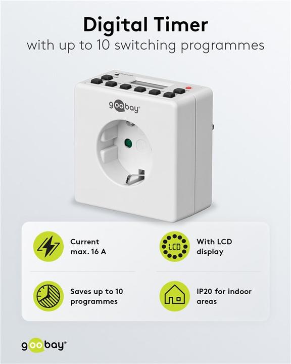 Actual product image Goobay Digital timer