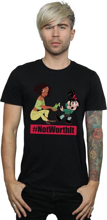 Actual product image Disney Mens Wreck It Ralph Tiana And Vanellope T-Shirt (XL)