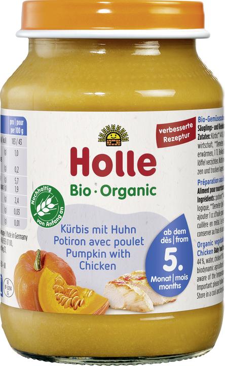 Holle Kürbis mit Huhn (190 g)