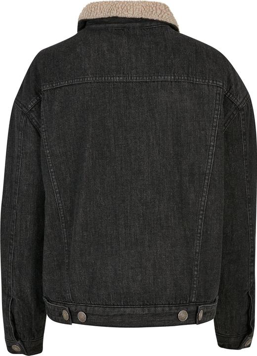 Actual product image Urban Classics Ladies Oversized Sherpa Denim Jacket - 19395 (XXL)