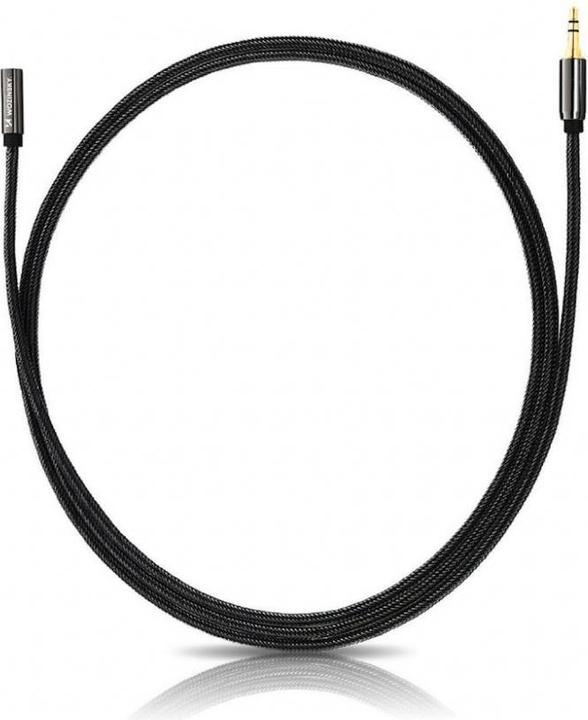 Produktbild Wozinsky mini jack extension cable (female-male) AUX extension 5 m black (5 m)