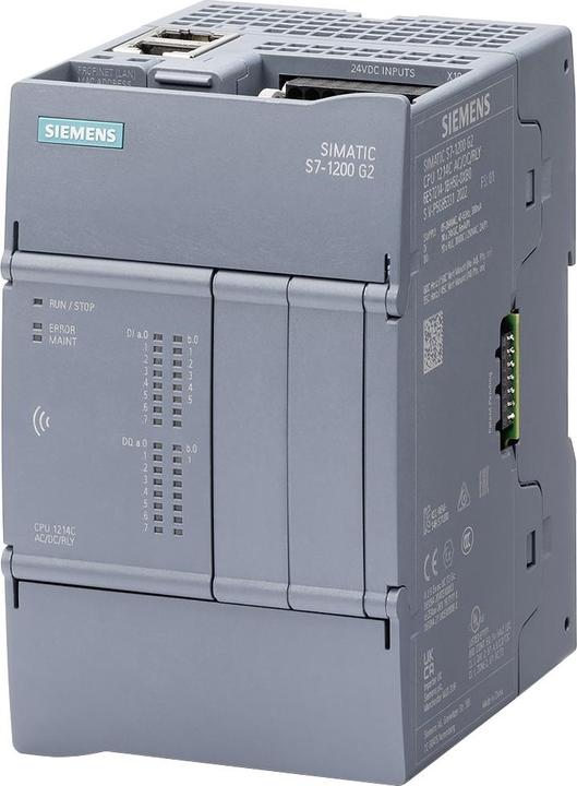 Actual product image Siemens SIMATIC 6ES7214-1BH50-0XB0 S7-1200 G2 CPU 1214C AC/DC/Relais 14DI