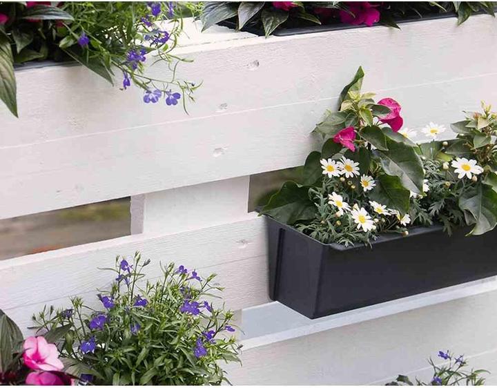 Actual product image Geli Palettenblumenkasten Easy 37 x 10 x 10 cm anthrazit (10 cm)