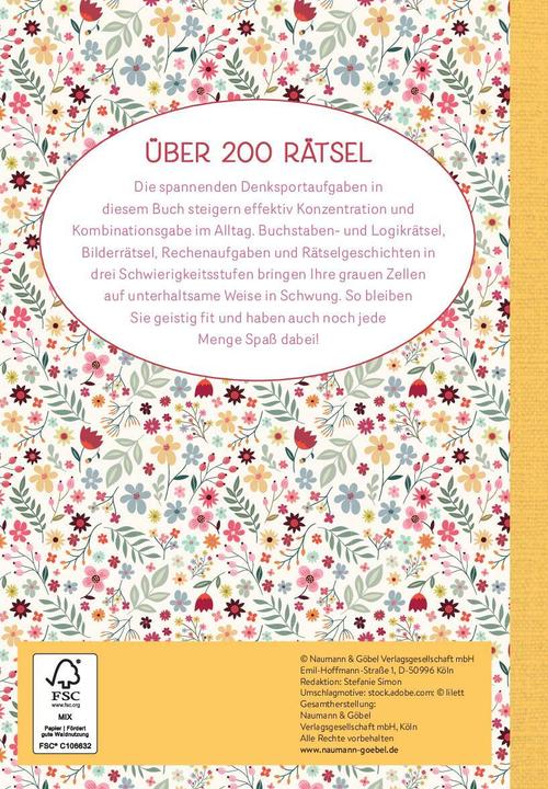Image du produit Fit im Kopf - Gedächtnistraining für je (Allemand, 2024)