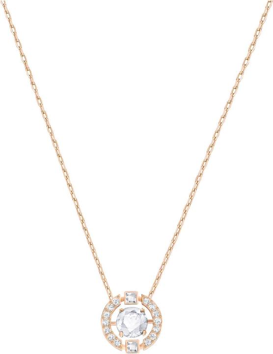 Actual product image Swarovski Sparkling Dance Round Necklace (Metal, 38 cm)