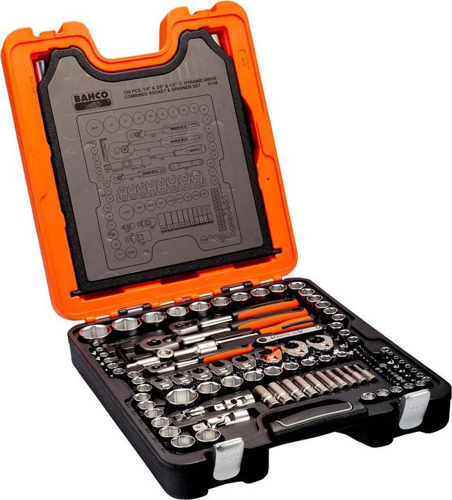 Produktbild Bahco Steckschlüssel-Satz (32 mm, 19 mm, 6 mm, 12 mm, 24 mm, 14 mm, 9/16", 22 mm, 5.5 mm, 16 mm, 23 mm, 34 mm, 10 mm, 21 mm, 18 mm, 1 3/16", 27 mm, 7 mm, 17 mm, 11 mm, 5 mm, 15 mm, 3/8", 8 mm, 9 mm, 7/8", 4.5 mm, 13/16", 3/4", 1/2", 11/16", 7/16", 13 mm, 4 mm)