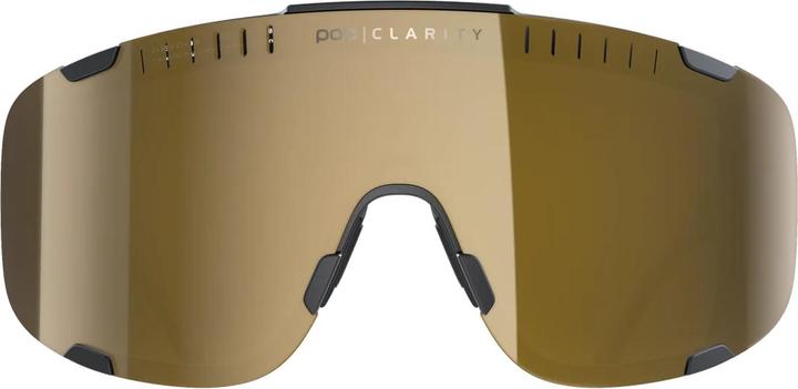 Produktbild Poc Devour WF Sonnenbrille (Uranium Black, Clarity Road Gold Mirror, Teilweise sonnig Gold)