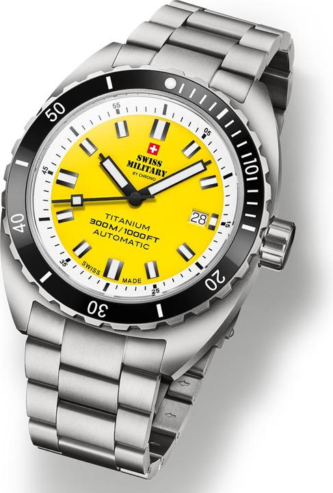 Image du produit Swiss Military SMA34100.05 Diver Titanium automatique 42mm 30ATM (Montre de plongée, 42 mm)