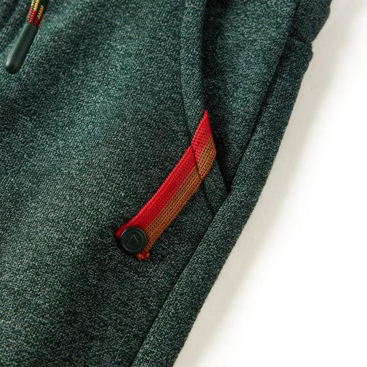 Actual product image VidaXL Children's tracksuit bottoms dark green 92,Material: 50 (92)
