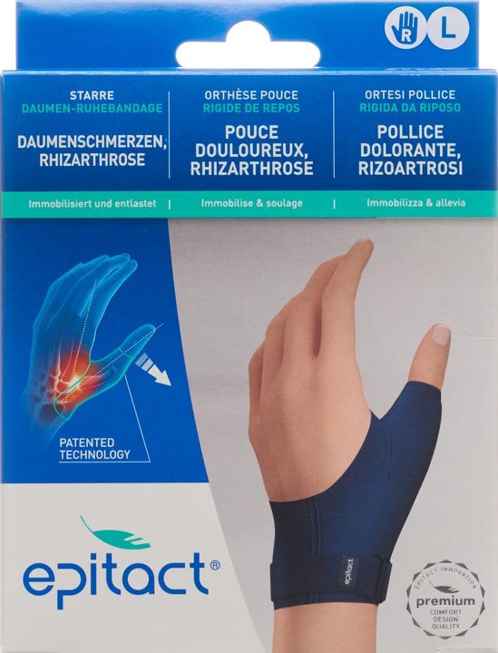 Image du produit Epitact bandage rigide de repos du pouce L droit (L)