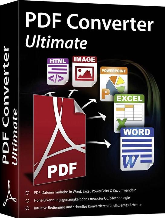 PDF Converter Ultimate - Inklusive OCR-Technologie (1 User, unbegrenzt)