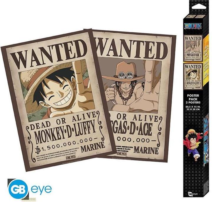 Produktbild ABYstyle One Piece - Wanted Luffy & Ace