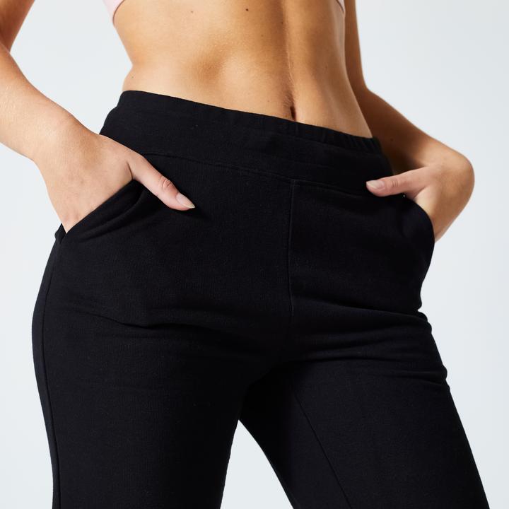Actual product image Domyos Jogging trousers ladies slim - 500 black (3XL)