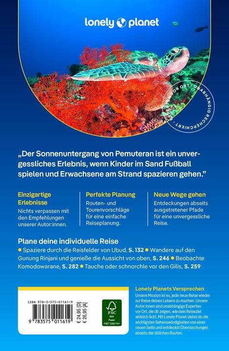 Image du produit Reiseführer Bali, Lombok & Nusa Tenggara (Allemand, Sofia Levin, Virginia Maxwell, Mark Johanson, MaSovaida Morgan, 2024)