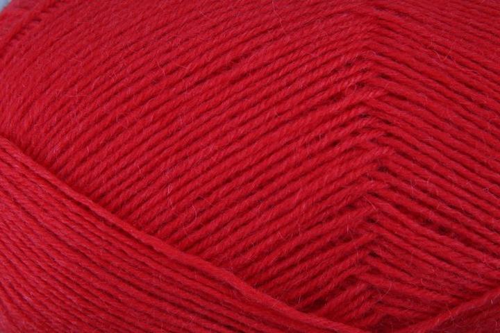 Actual product image Schachenmayr Sock wool uni 4-ply approx. 410 m 00030 red 100 g