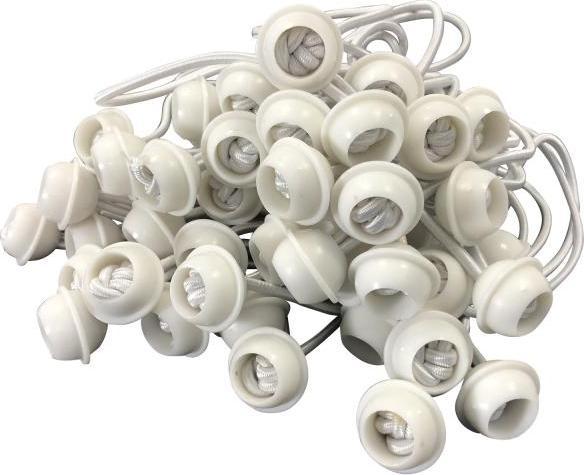 Produktbild Degamo Spanngummi mit Kugel Spannschlaufen Expanderschlinge für Zeltplanen, 50 Stück (14 cm, 2 cm)