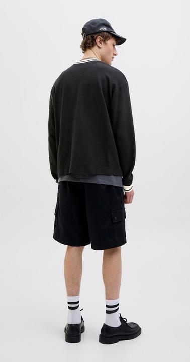 Actual product image Jack & Jones Jcohorizon Sports Print Sweat Ls V-Neck (M)