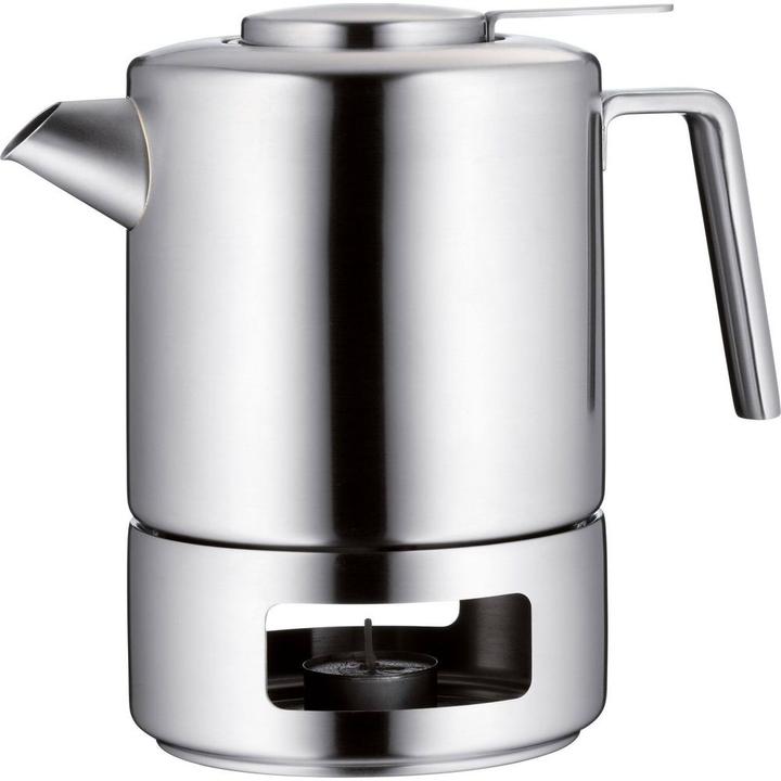 Productafbeelding WMF Theeset Theepot met Verwarmer en Zeefje 3st Roestvrijstalen Pot 1,2l Cult (1.20 l)
