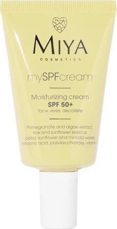 Image du produit Miya Cosmetics Miya My Spf Cream Crème Hydratante Spf50+ Pour le Visage. Yeux et Défauts 40Ml (Crème solaire, SPF 50, 40 ml)