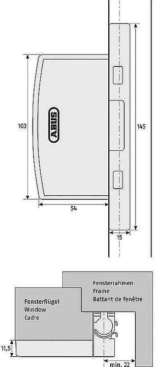 Produktbild Abus FAS97 S