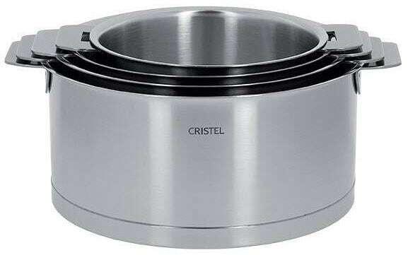Immagine prodotto Cristel Set di pentole (20 cm, Set di pentole e padelle da cucina, Alluminio, Acciaio inossidabile)