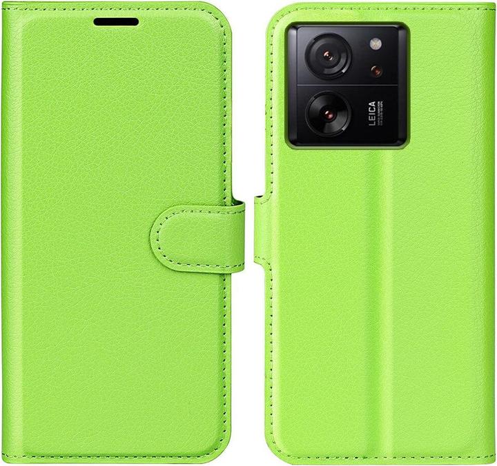 Image du produit Cover-Discount Xiaomi 13T / 13T Pro - Étui en cuir vert (Xiaomi 13T)
